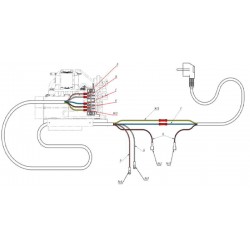 Комплект проводов монтажный для подключения турбонасадки Лемакс