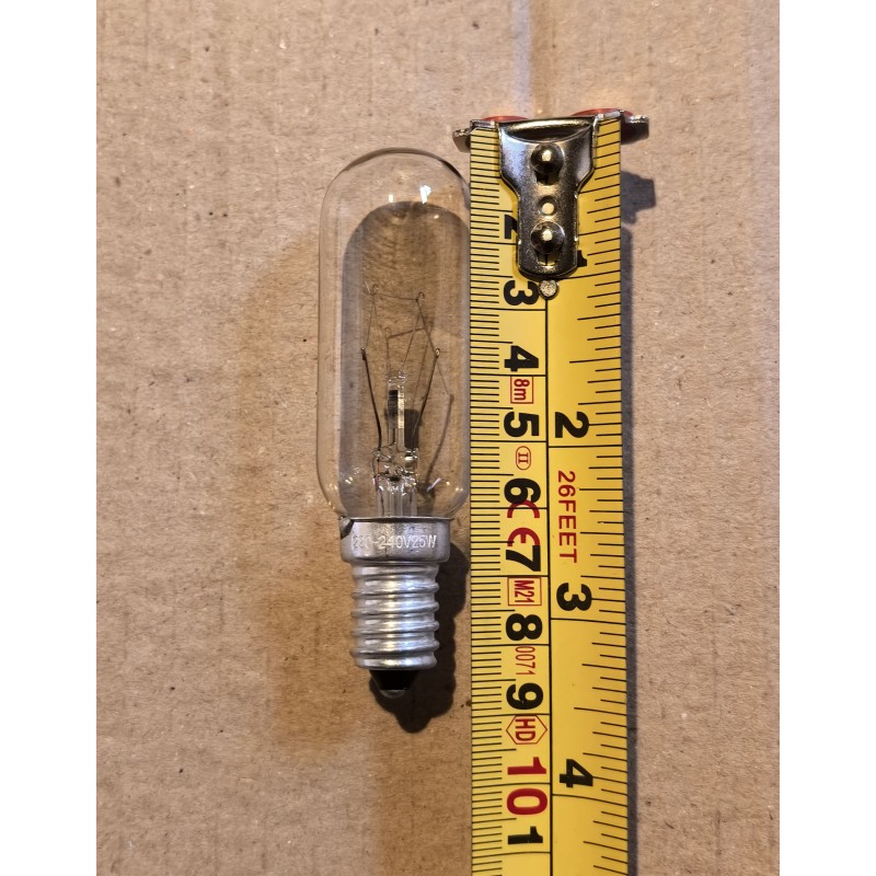 Лампочка 25W в духовку, микроволновку 300гр.