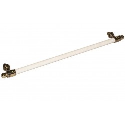 Ручка дверцы духовки Gefest(Гефест) ретро белая 6100.17.1.000-01